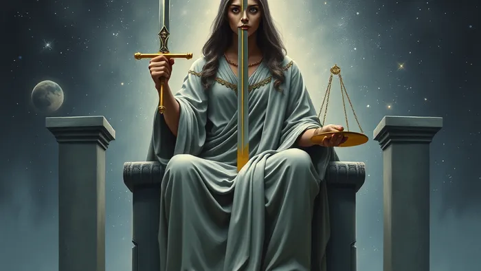 Аркан Справедливость: не суд, а равновесие. Полное толкование VIII Старшего Аркана