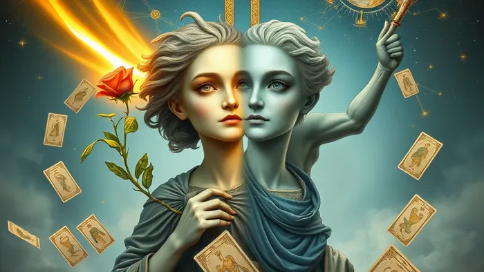 Близнецы в Таро: не двойственность, а диалог. Как архетип Меркурия раскрывается в картах