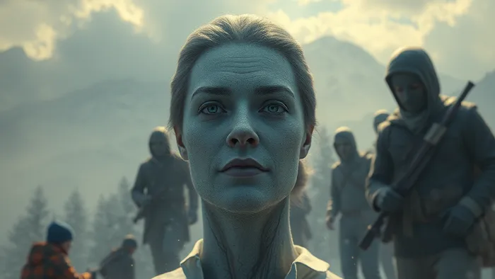 Символическое изображение психосоматического напряжения в плечах и шее в виде архетипов карт Таро, сковывающих тело.