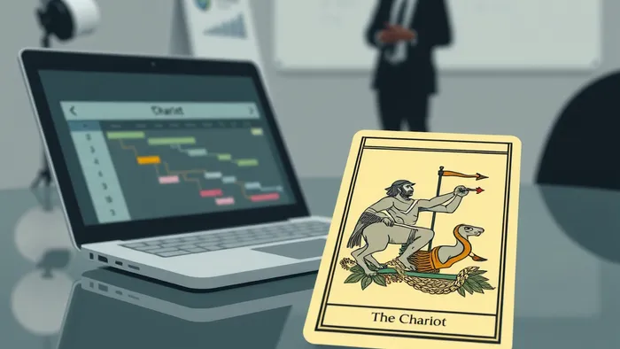 Иллюстрация к статье: Что ждёт мой проект на работе: успех или провал из-за конфликтов? Расклад Таро на рабочую ситуацию