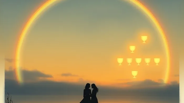 Десятка Кубков на любовь: Почему эта карта Таро — не просто «хэппи-энд», а сложный код отношений