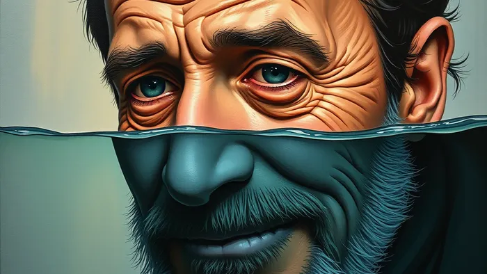 Символическая иллюстрация двойственности личности: светлая и теневая сторона человека, отражающие разные эмоции по отношению к близким. На заднем плане — карты Таро, символизирующие внутренний анализ.