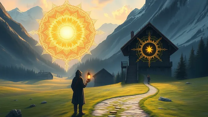 Иллюстрация к статье: Как найти своё место в швейцарском обществе: Путеводитель через призму Таро