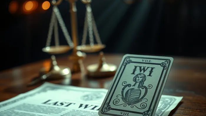 Иллюстрация к статье: Какой исход ждет моего обращения в суд по поводу оспаривания завещания? Карты Таро как инструмент для сложного выбора