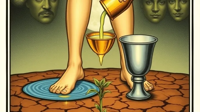 Карта Умеренность в Таро: проективный тест для работы с тенью и самопознания