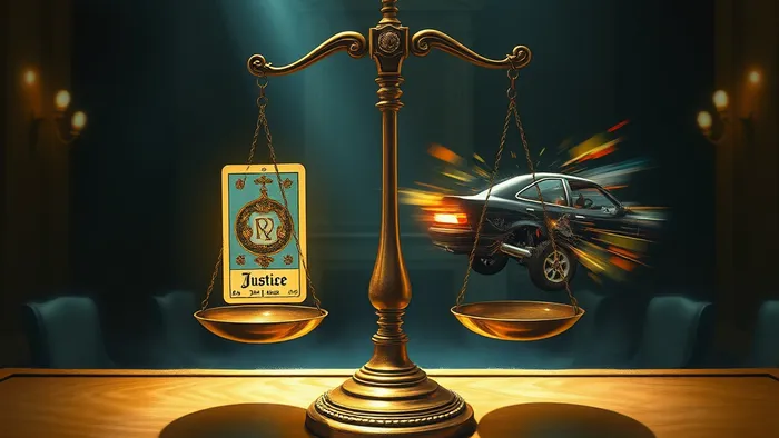 Иллюстрация к статье: Карты Таро о судебном процессе по ДТП: Чего ждать от судьбы и суда?