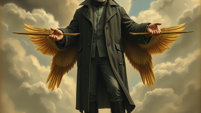 Аллегорическое изображение человека, разрывающегося между бременем идеального кристалла-перфекционизма и шарами ответственности за других на фоне символов карт Таро.