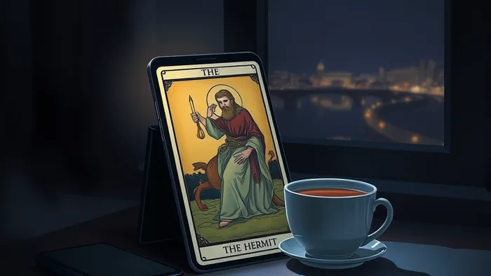 Иллюстрация к статье: Когда телефон молчит, а начальник — нет: Как выстроить границы с помощью карт Таро