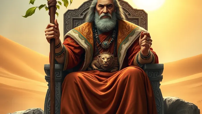 Король Жезлов: Огонь Воли и Творческое Лидерство в Таро