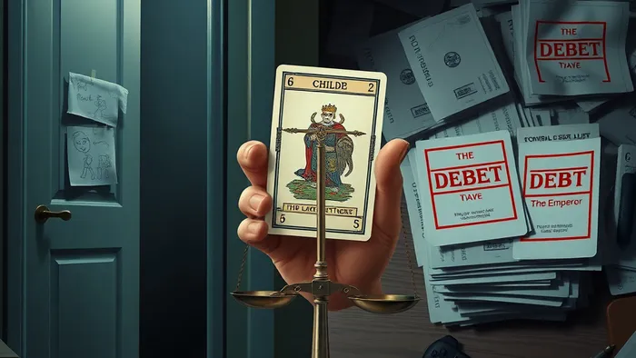 Иллюстрация к статье: Квартира с ребёнком или комната с долгом: какой объект опаснее? Разбор через призму Таро