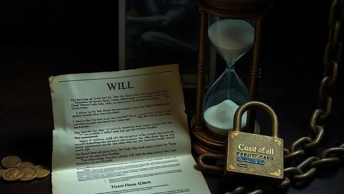 Иллюстрация к статье: Наследство с долгами: как карты Таро помогают разглядеть риски за фасадом имущества