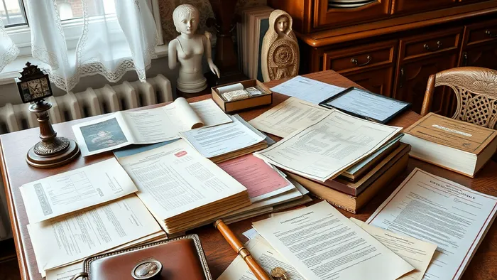 Рабочее место юриста с подготовленным пакетом документов для суда по делу о взыскании неосновательного обогащения