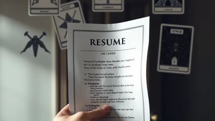 Иллюстрация к статье: Отличное резюме, десятки собеседований, а работы нет. Что Таро видит за ширмой ваших неудач?