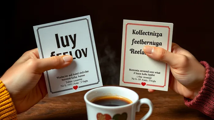 Символичное изображение конфликта амбиций и сомнений через карты Таро: Туз Жезлов и перевернутая Колесница на столе между двумя руками.