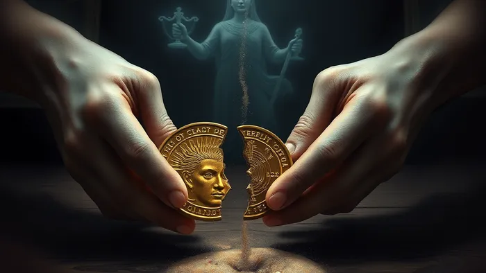 Иллюстрация к статье: Партнёр скрывает доходы от общего бизнеса: Правовые шаги, психология обмана и расклады Таро для выбора пути