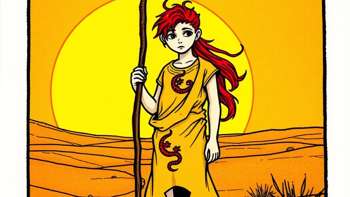 Паж Жезлов: Искра, которая может разжечь пожар. Полное толкование в Таро