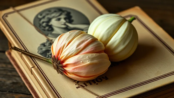 Символическое изображение прошлой и настоящей любви: засохшая и свежая роза рядом с картой Таро Шестёрка Кубков на страницах книги.