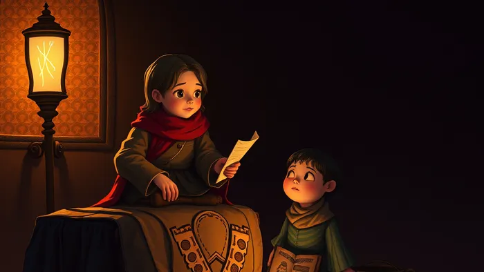 Аллегорическое изображение дисбаланса в отношениях после откровения: один человек на пьедестале с символами власти Таро, другой внизу со светом самоанализа.