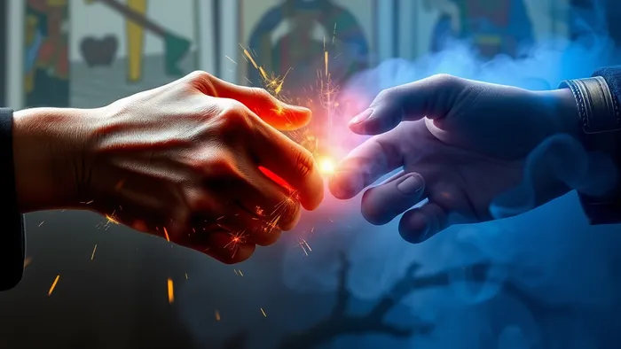 Иллюстрация к статье: Почему друзья быстро остывают: как карты Таро объясняют паттерн притяжения «быстрых, но недолгих» отношений