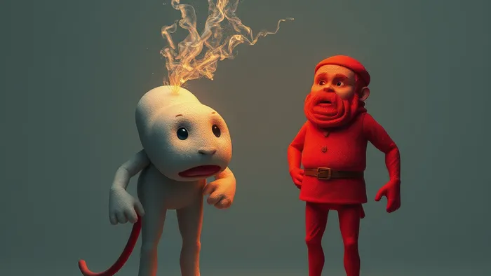 Две символические фигуры, олицетворяющие откровение и принятие. Энергетическая динамика «снизу вверх» показана через свет и позы. На фоне — карты Таро Шестерка Пентаклей и Император.