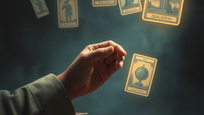 Иллюстрация к статье: Последние деньги на учебу: риск или путь? Разбор с помощью карт Таро