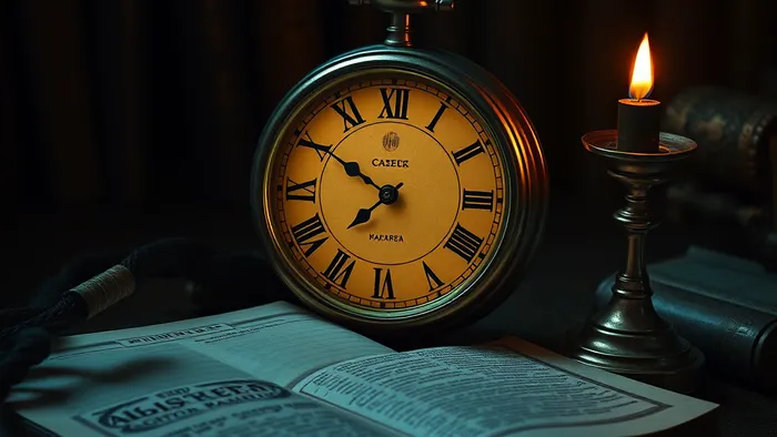 Перевернутые песочные часы, книга Гражданского кодекса и карты Таро на столе — символы пропущенного времени, закона и подсознательных мотивов в теме наследства.