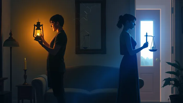 Иллюстрация к статье: Расстались, но живём вместе: Как пережить вынужденное соседство без войны