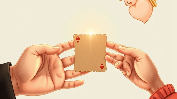 Иллюстрация: руки партнёров соединяются через раскрытые карты Таро, символизируя поиск решения в ситуации ревности к другу.