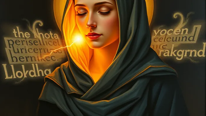 Символическое изображение связи щитовидной железы и непроговариваемых эмоций: железа-бабочка в горле, окруженная ледяными осколками невысказанных слов.