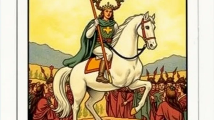 Шестёрка Жезлов в Таро: Глубокое значение победы, признания и внутренней гармонии