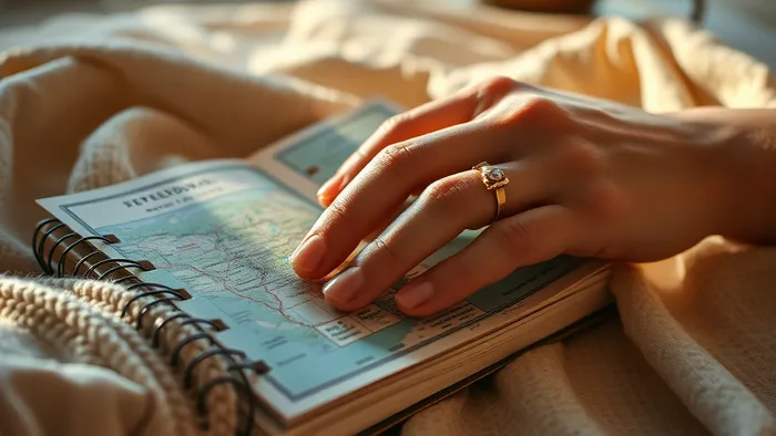 Руки осторожно изучают карту Таро 'Звезда' в уютной домашней обстановке, символизируя поиск надежды и внутреннего света после трудного периода.