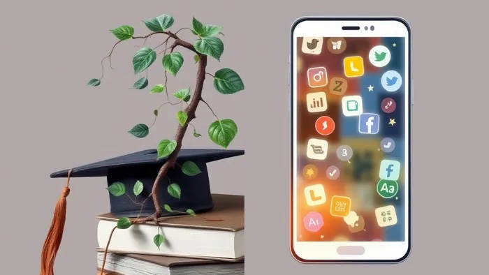 Иллюстрация к статье: Сын бросил институт ради блогинга: Поддержать или остановить? Глубокий разбор через призму Таро