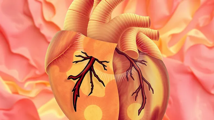 Символические весы с чашей-сердцем и чашей-мозгом на фоне карт Таро Справедливость и Двойка Мечей. Иллюстрация связи знака Весов с системой Таро.