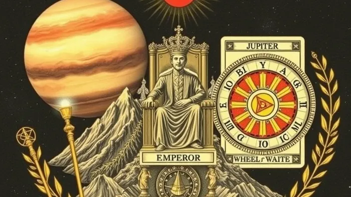 Юпитер в Таро: Как Император и Колесо Фортуны управляют расширением и судьбой
