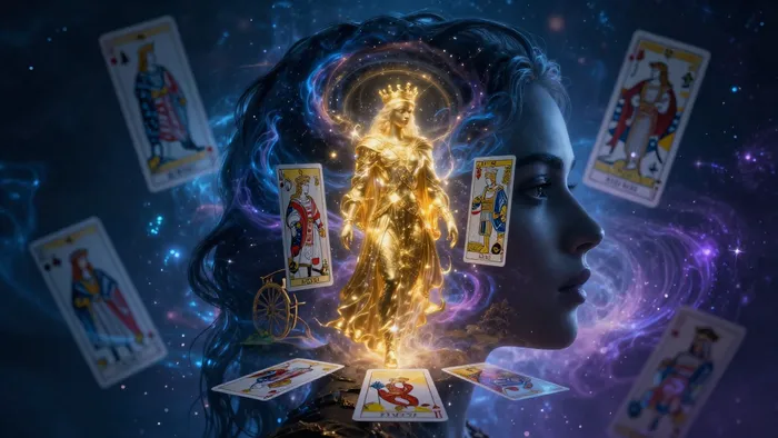 Иллюстрация к статье: Анимус в Таро: как расшифровать голос внутреннего мужчины и обрести целостность