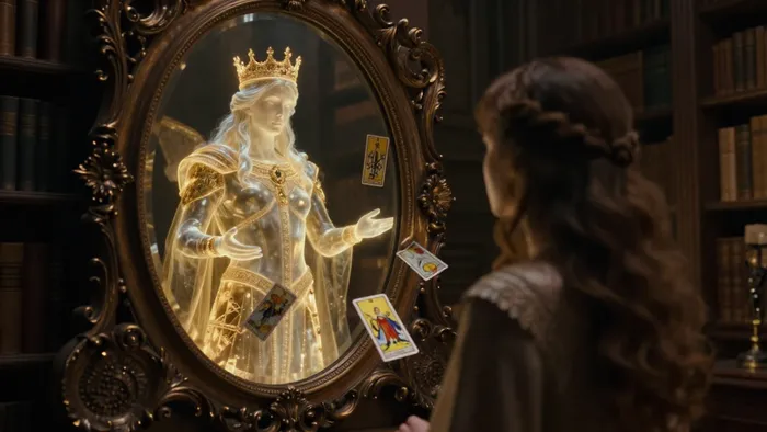 Иллюстрация к статье: Анимус в зеркале Таро: Как мужская энергия внутри нас формирует судьбу