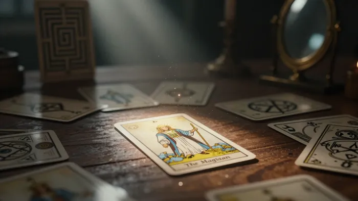 Иллюстрация к статье: Архетипы Старших Арканов: Психологический Путеводитель по Закоулкам Души