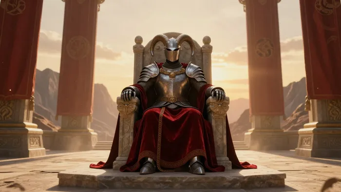 Иллюстрация к статье: Архитектура власти: как медитация на аркан Император выстраивает ваш внутренний стержень