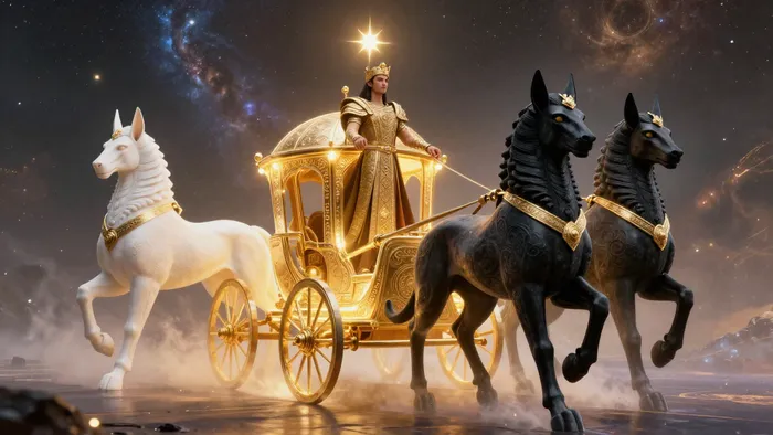 Иллюстрация к статье: Аркан Колесница: как оседлать хаос и направить волю к цели