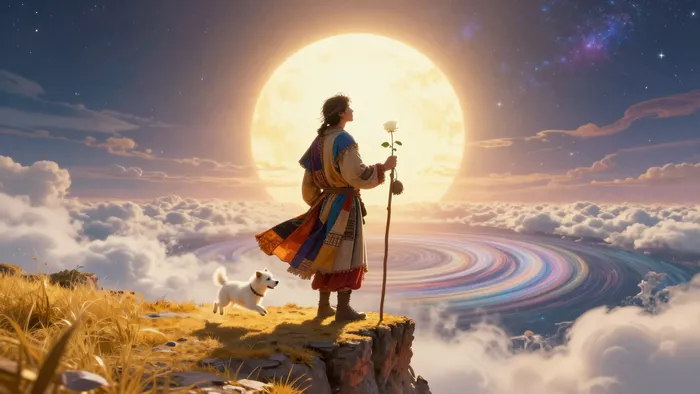 Иллюстрация к статье: Аркан Шут: Почему прыжок в бездну — это единственный способ повзрослеть