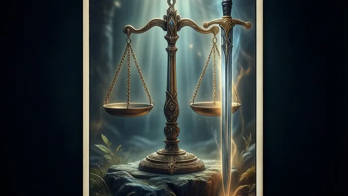 Аркан Справедливости: Медитация на Карту Равновесия и Кармы