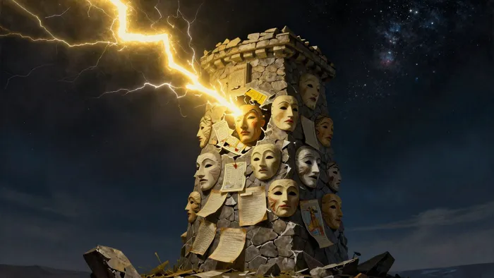 Иллюстрация к статье: Башня как зеркало: проективная психология XVI Аркана в работе с Тенью