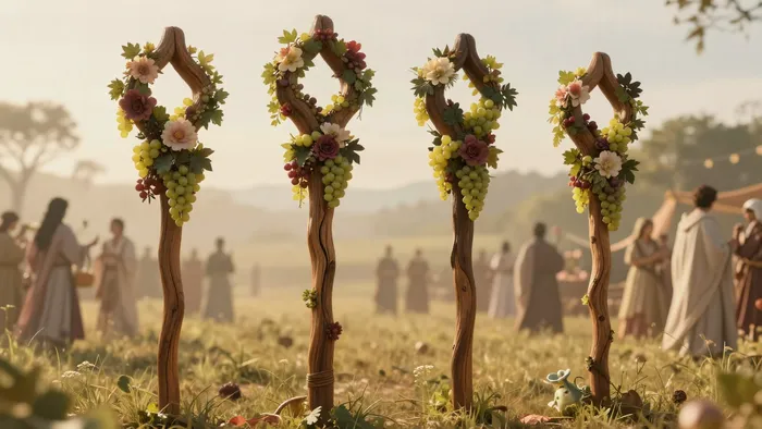 Иллюстрация к статье: Четверка Жезлов как практика дня: как почувствовать опору и архитектуру момента