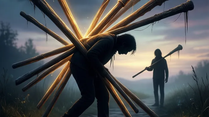 Десятка Жезлов в отношениях: Когда любовь становится непосильной ношей