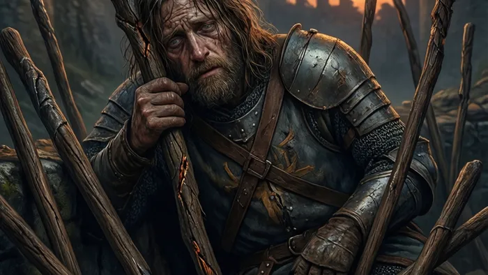 Девятка Жезлов перевёрнутая: Когда истощение крадёт победу