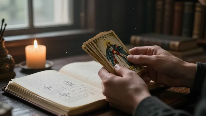 Иллюстрация к статье: Диалог с картоном: как оживить новую колоду Таро и перестать бояться белых пятен