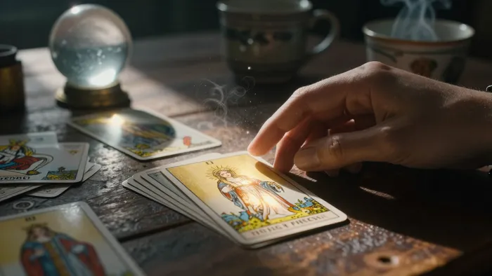 Иллюстрация к статье: Гадание на понимание: Как обрести ясность, когда логика бессильна