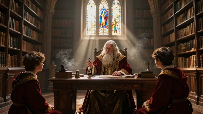 Иллюстрация к статье: Иерофант как карта года: время обретения смысла, учителей и внутренних опор