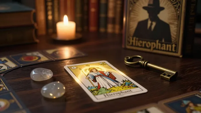 Иллюстрация к статье: Иерофант как зеркало души: Психологическая глубина трансформационной игры
