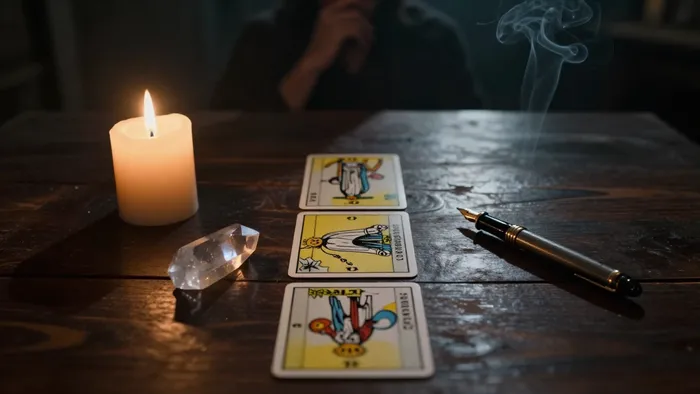 Иллюстрация к статье: Искусство видеть сквозь маски: пример толкования расклада на мужчину